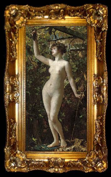 framed  Madeleine Lemaire Bacchantin., ta009-2